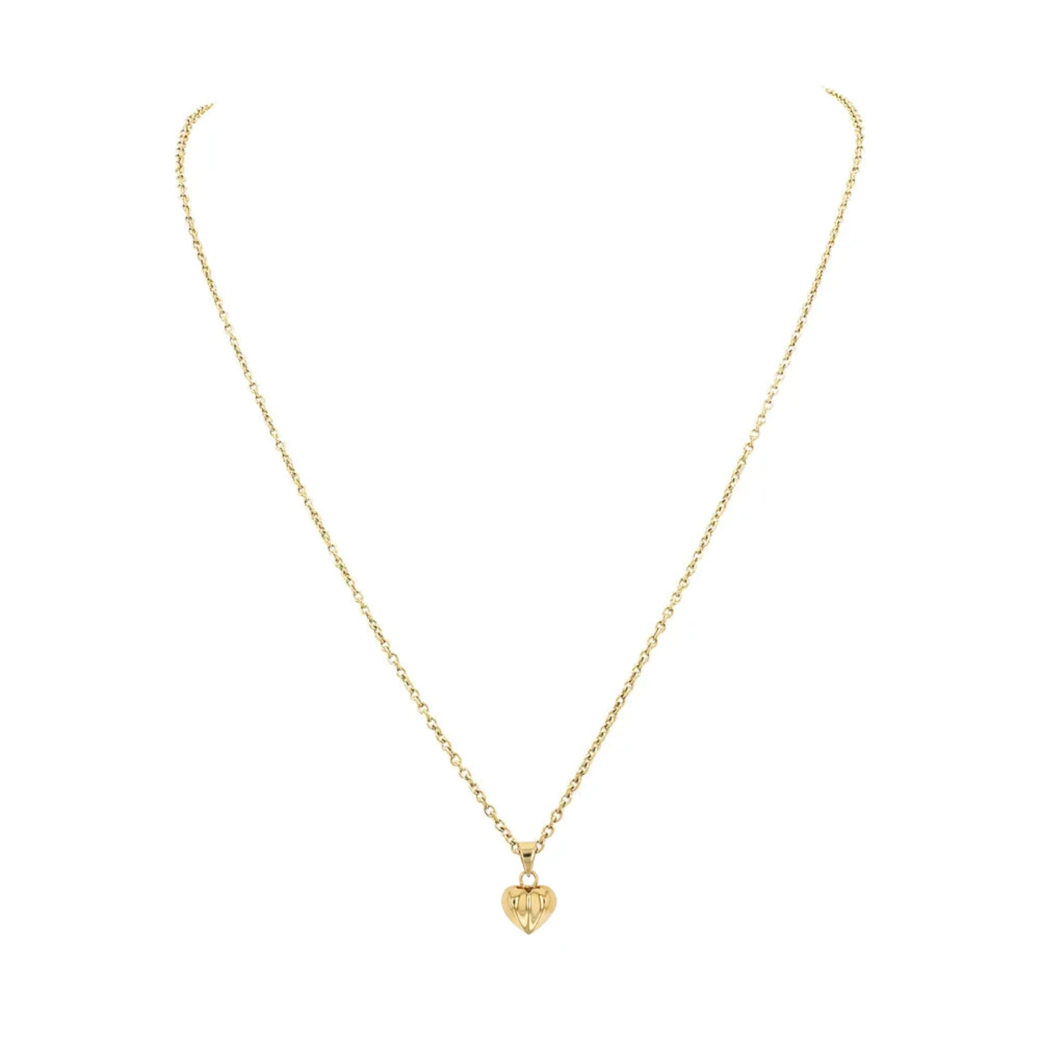 Bubble Heart Pendant Necklace