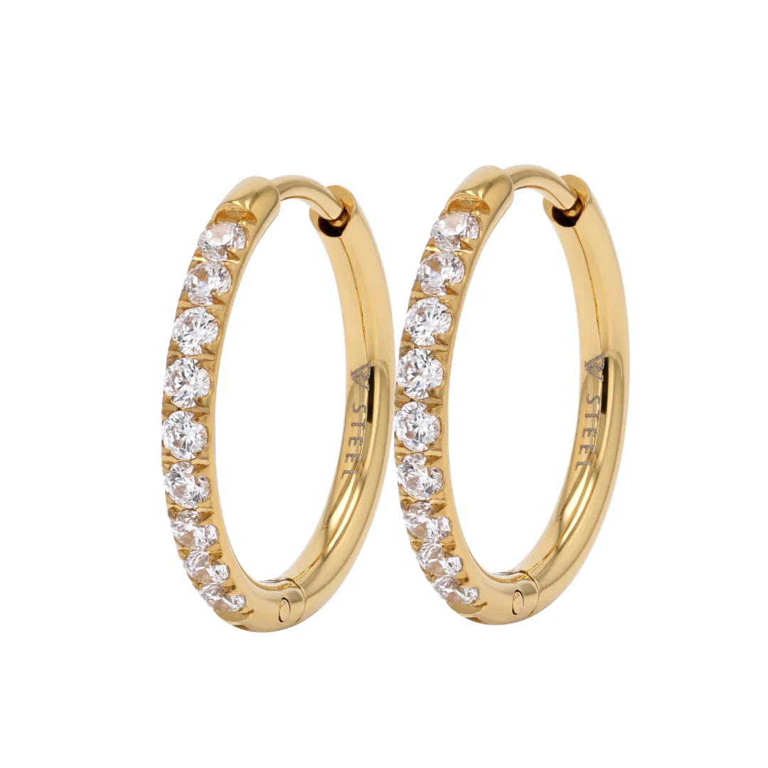 Classic Pave Hoops - Image 4