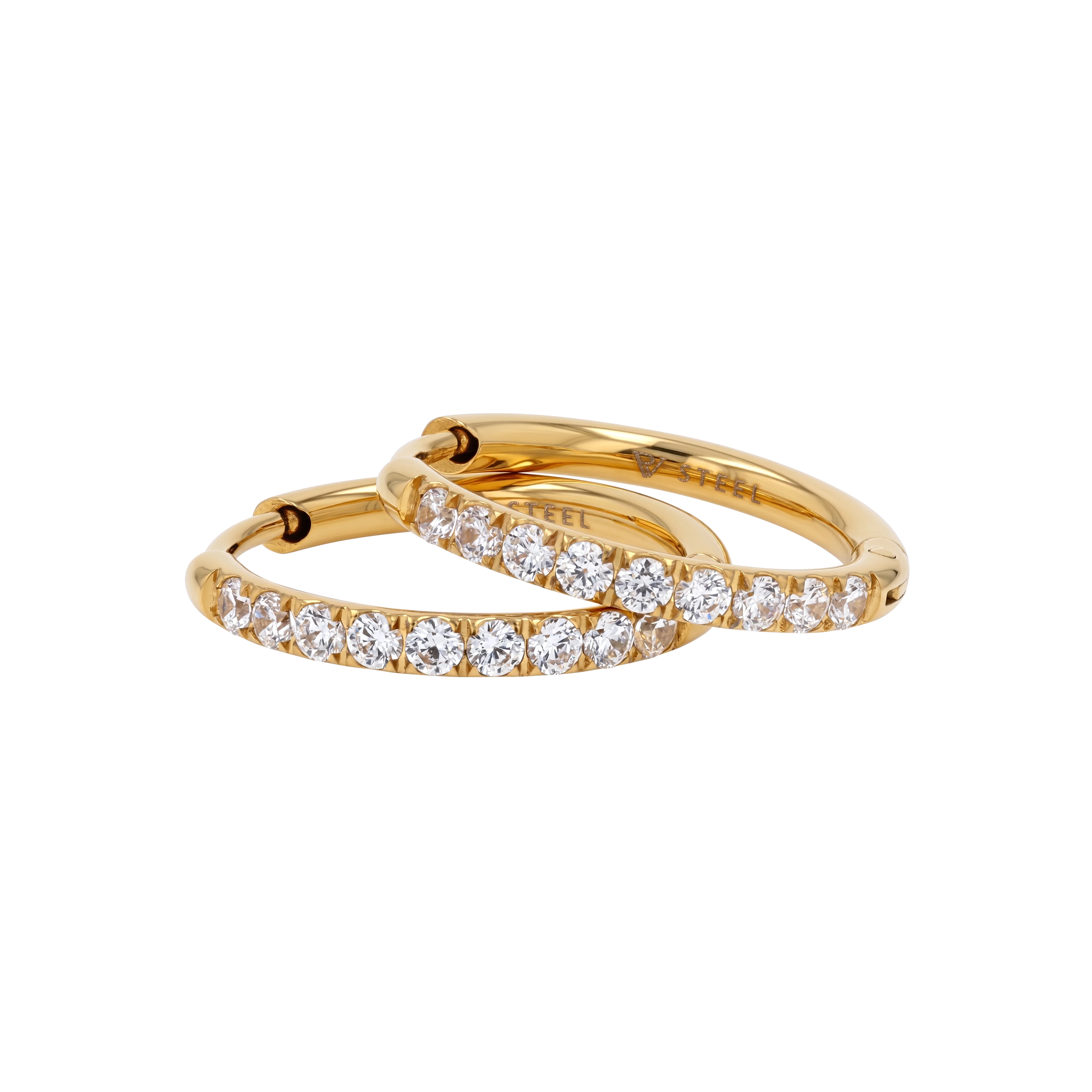 Classic Pave Hoops - Image 5