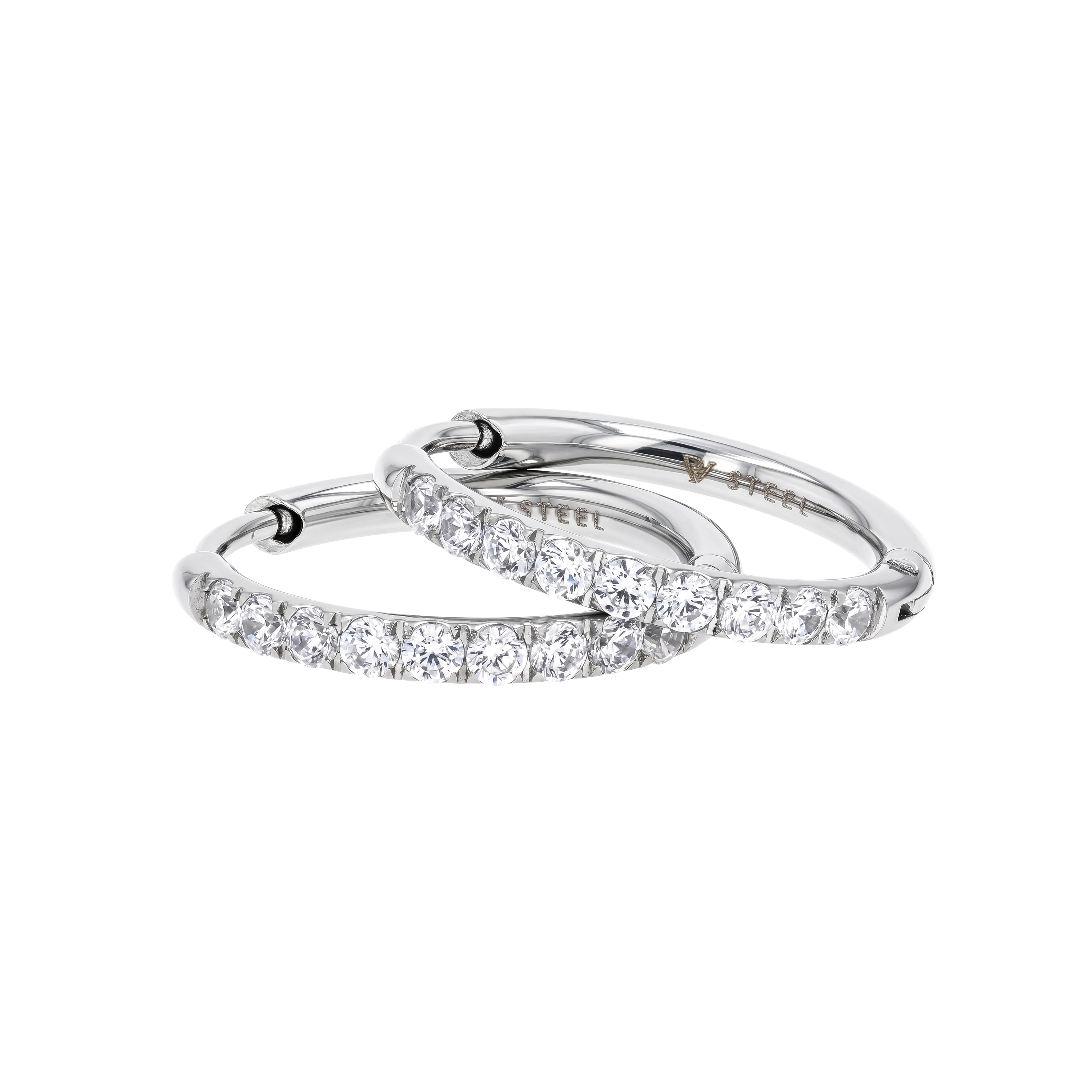 Classic Pave Hoops - Image 4