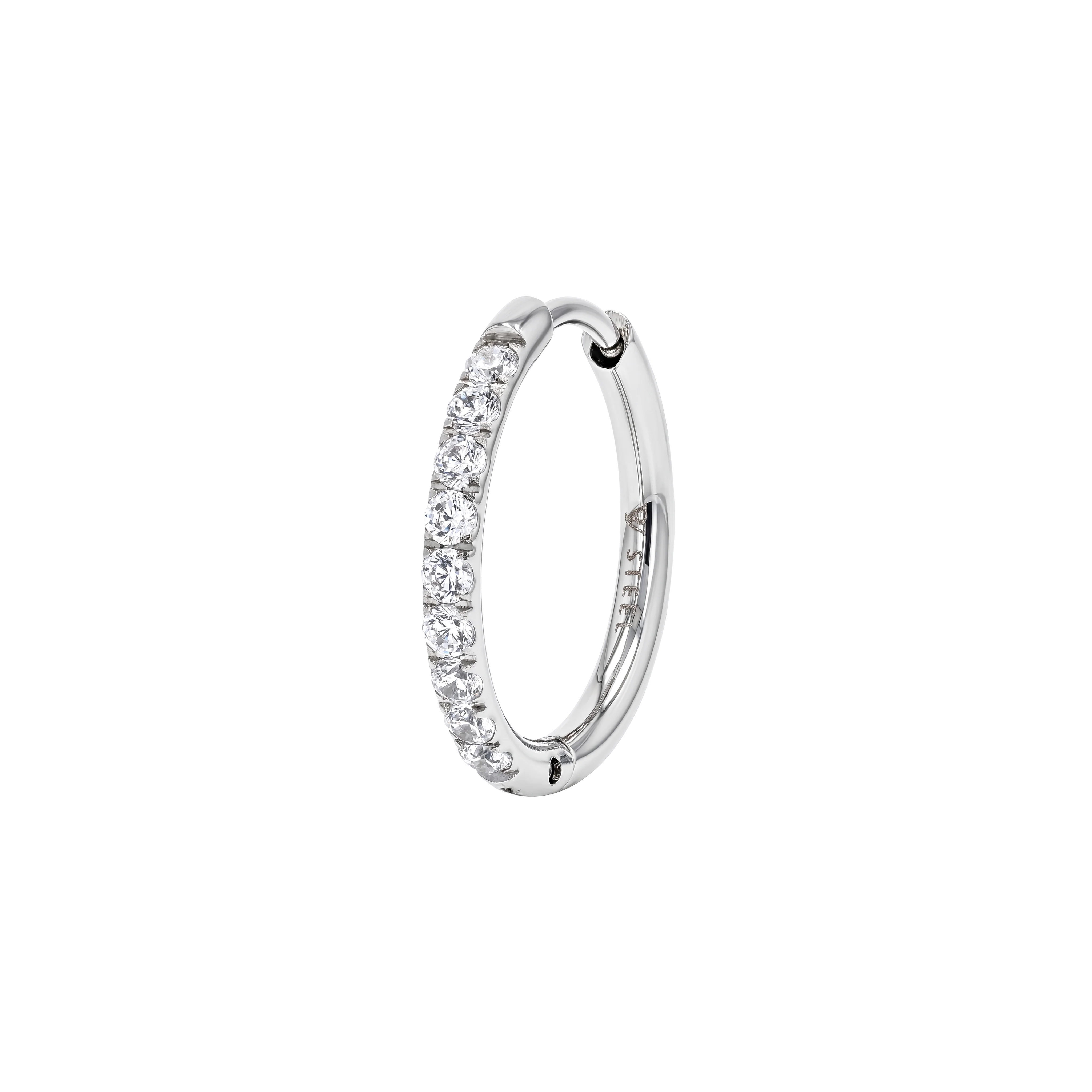 Classic Pave Hoops - Image 5