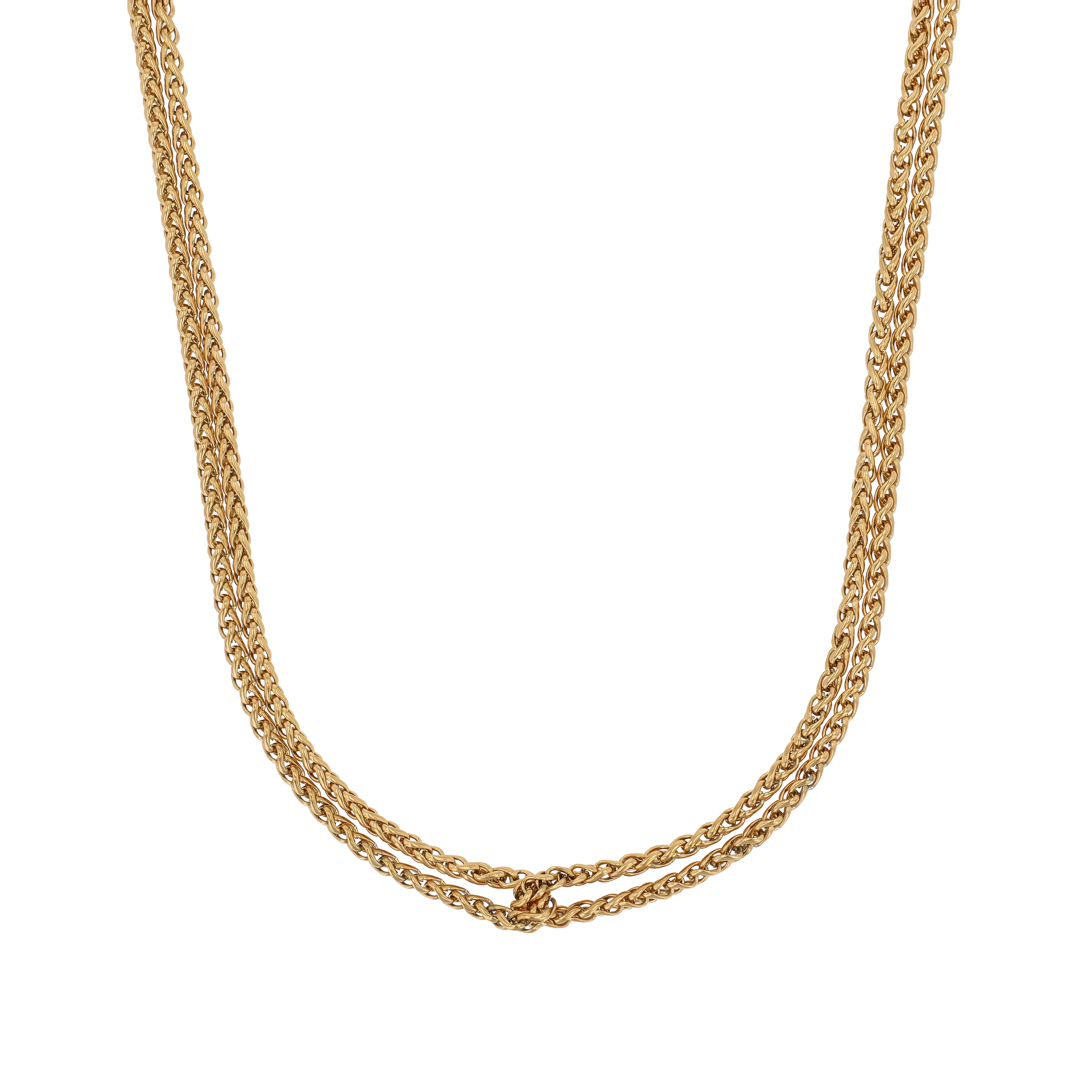 Double Fox Chain Necklace - Image 5