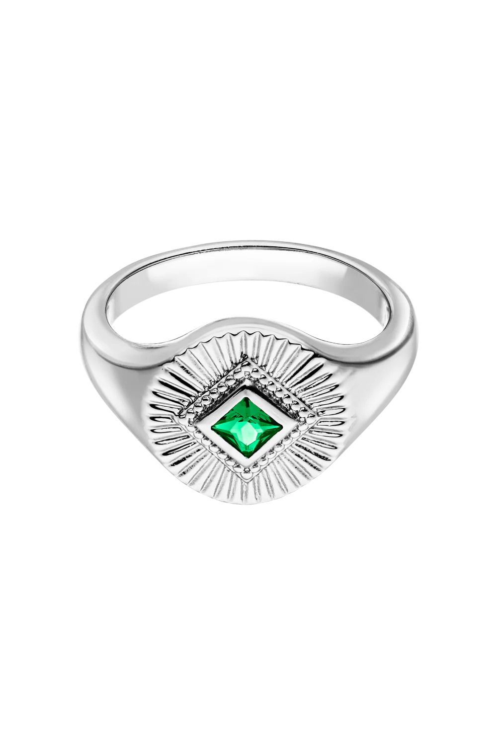Emerald Signet Ring