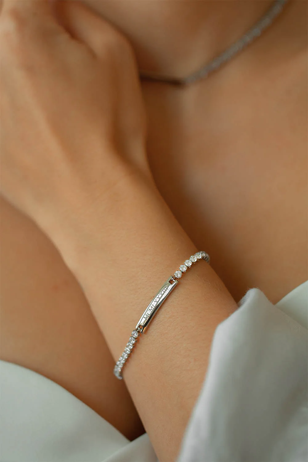 Engravable Tennis Bracelet - Image 4