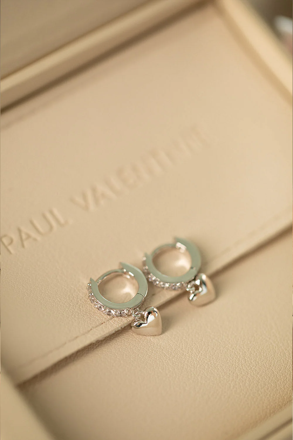 Heart Charm Hoops - Image 4