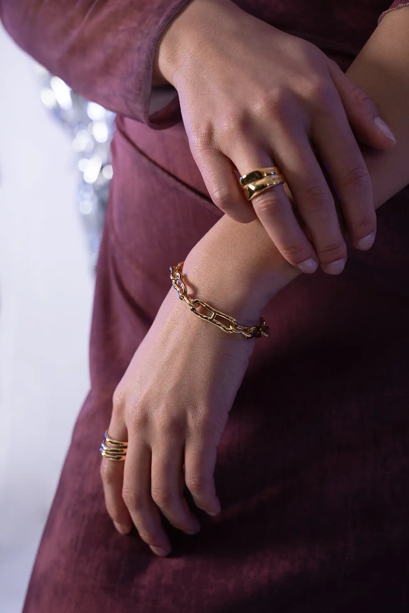 Molten Chunky Bracelet - Image 4