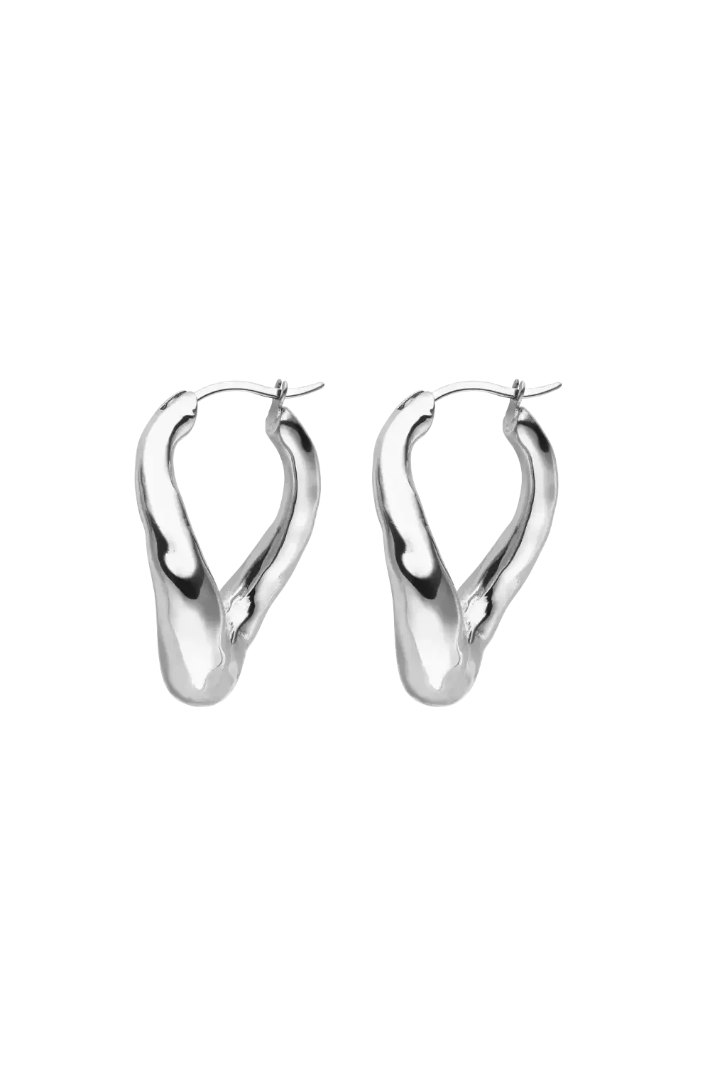 Molten Twisted Hoops
