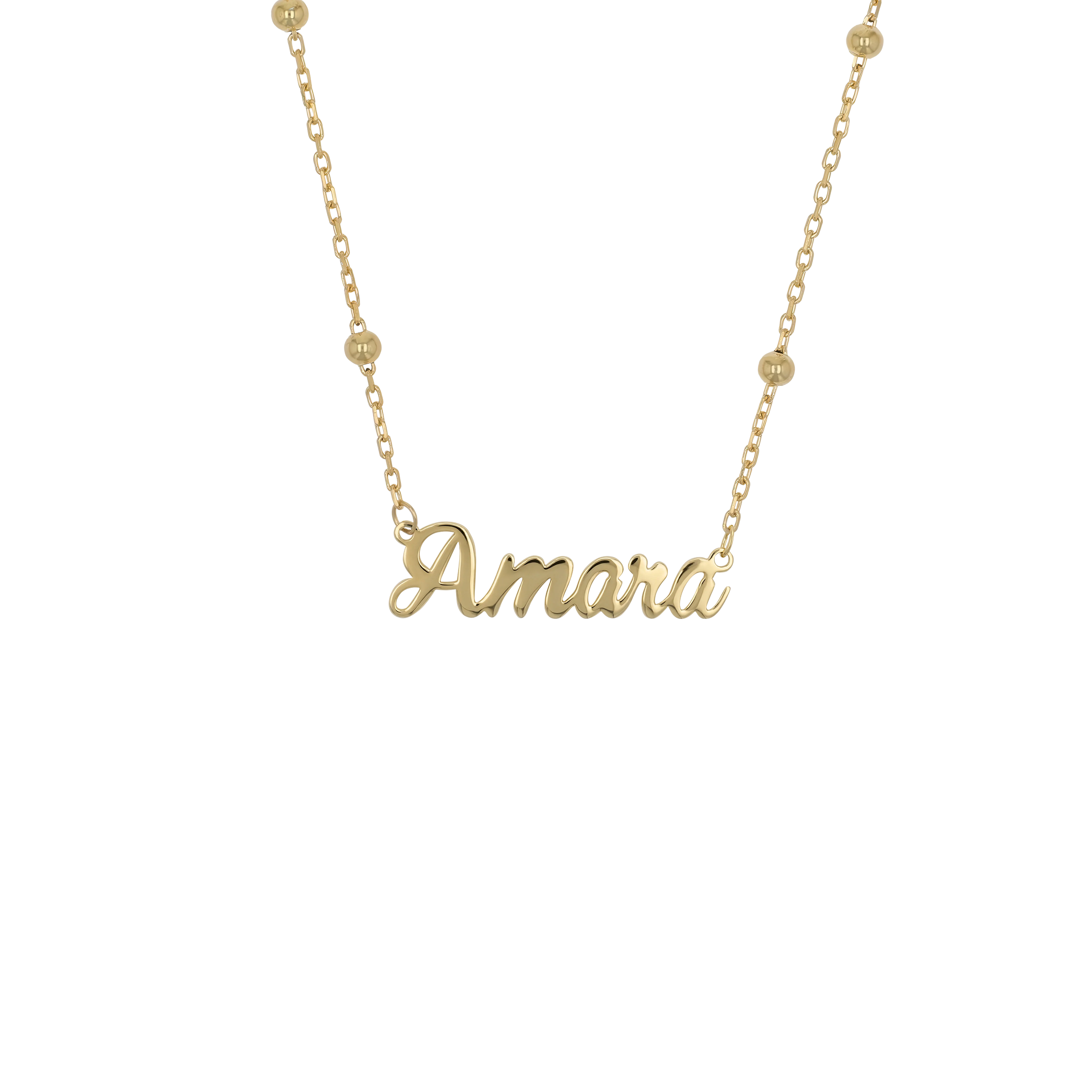 Name Necklace Curved - Image 3