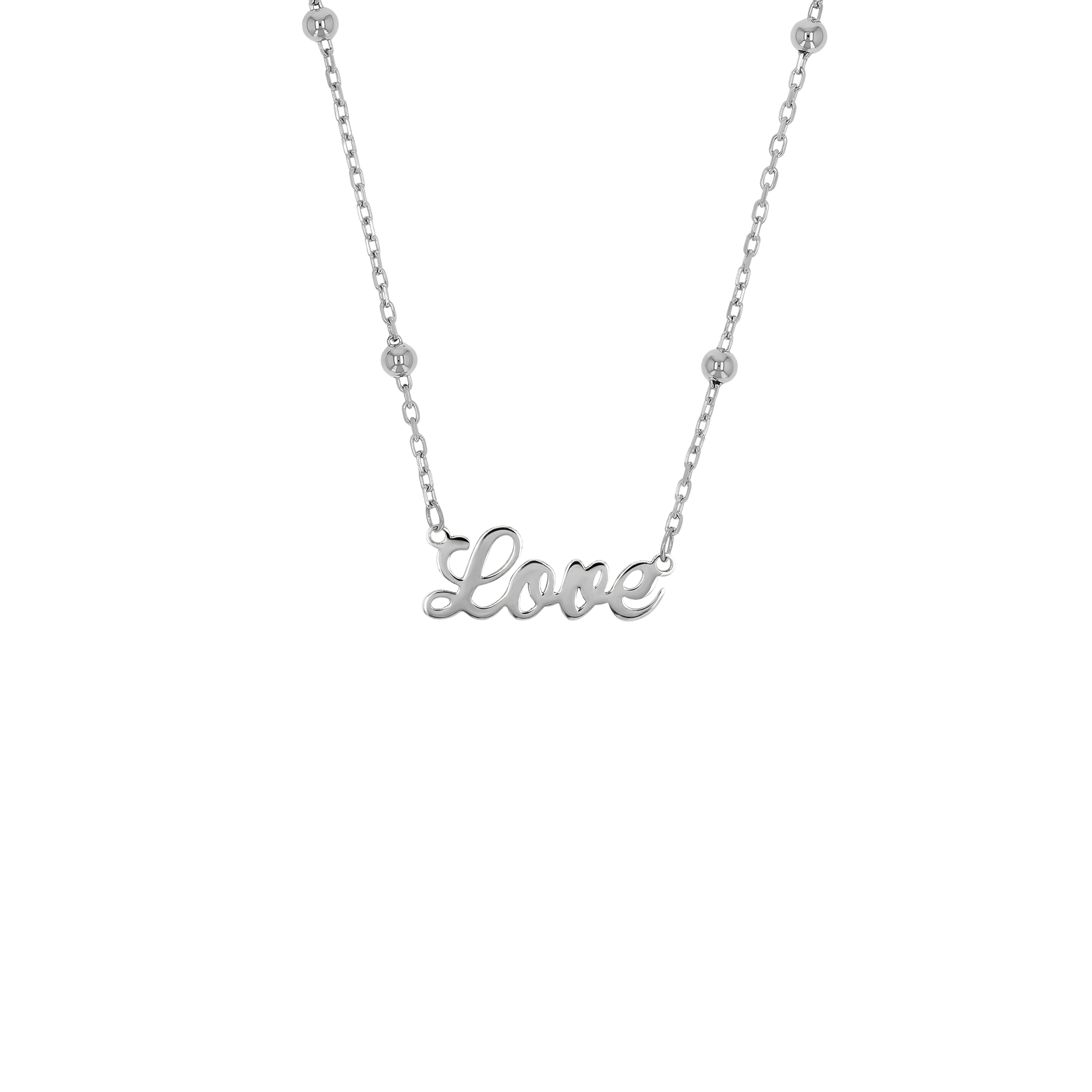 Name Necklace Curved