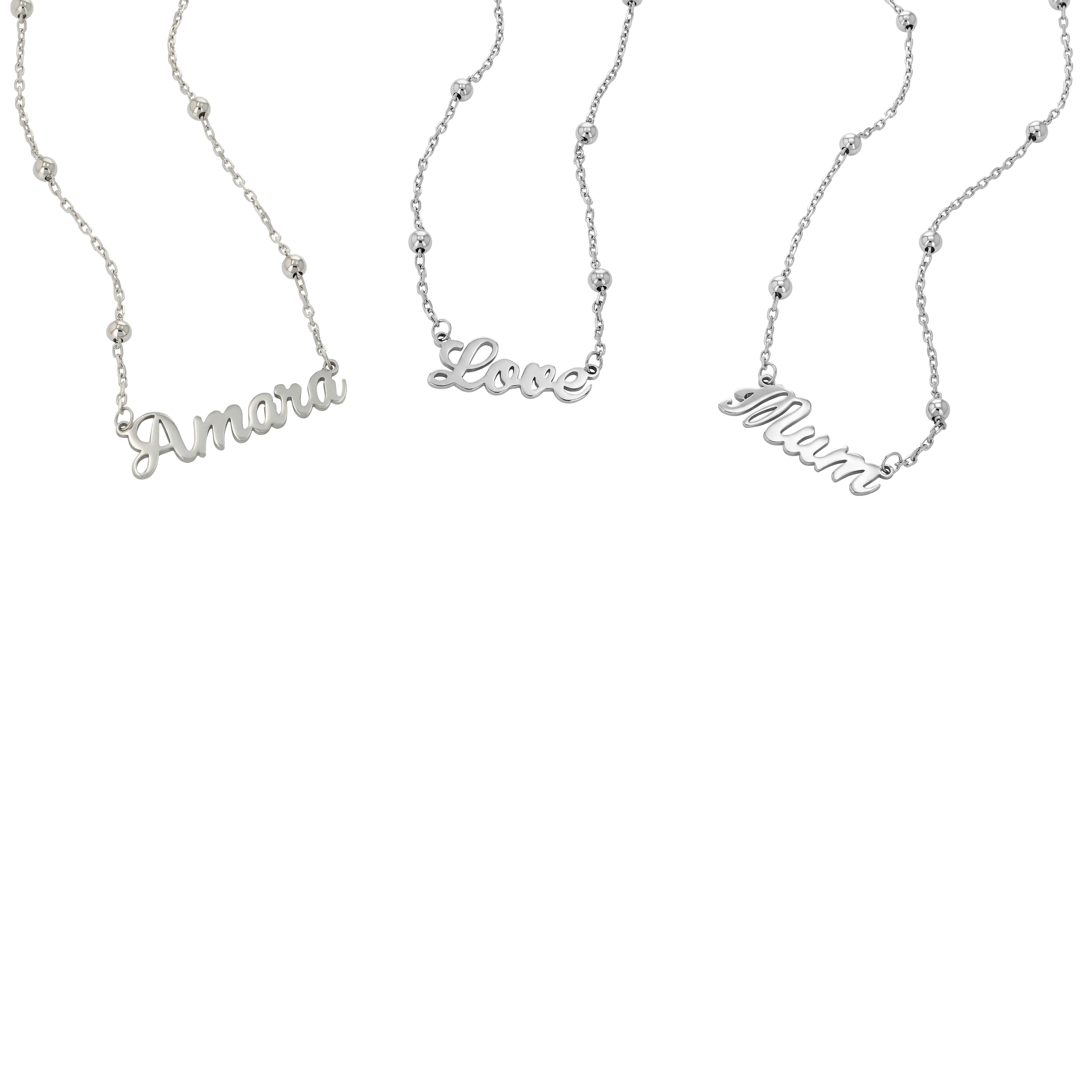 Name Necklace Curved - Image 5