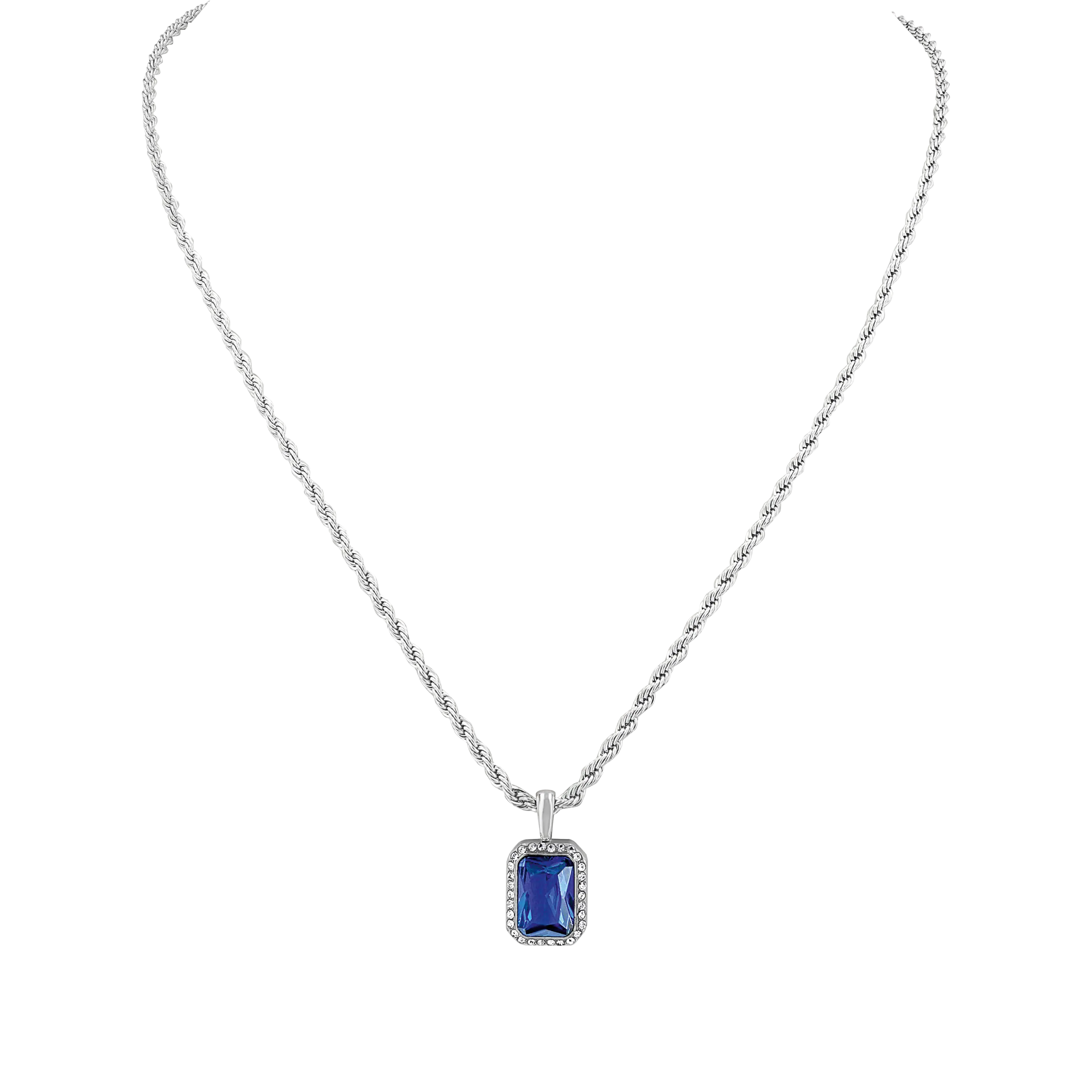 Pavé Emerald Necklace