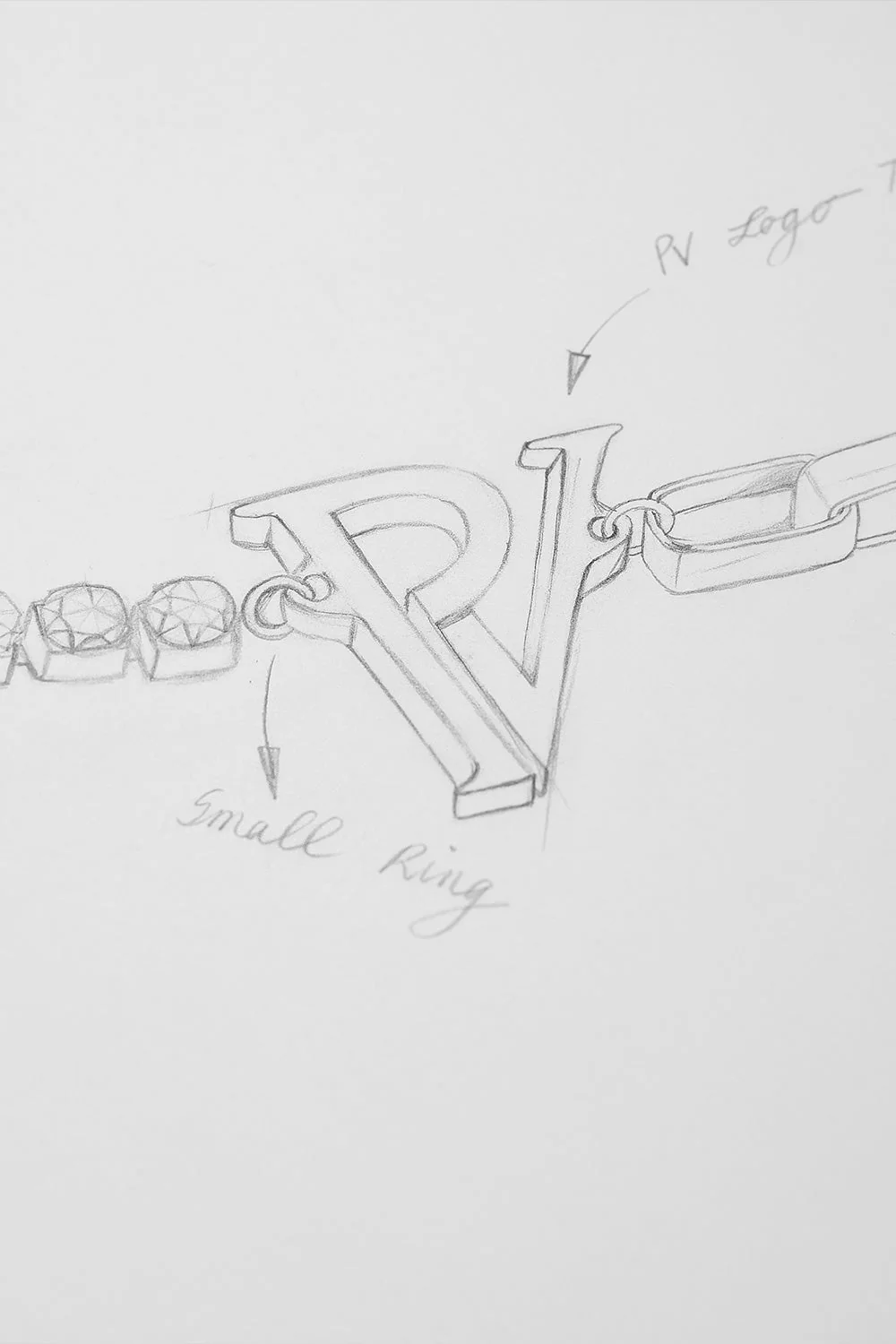 PV Tennis & Chain Bracelet - Image 5