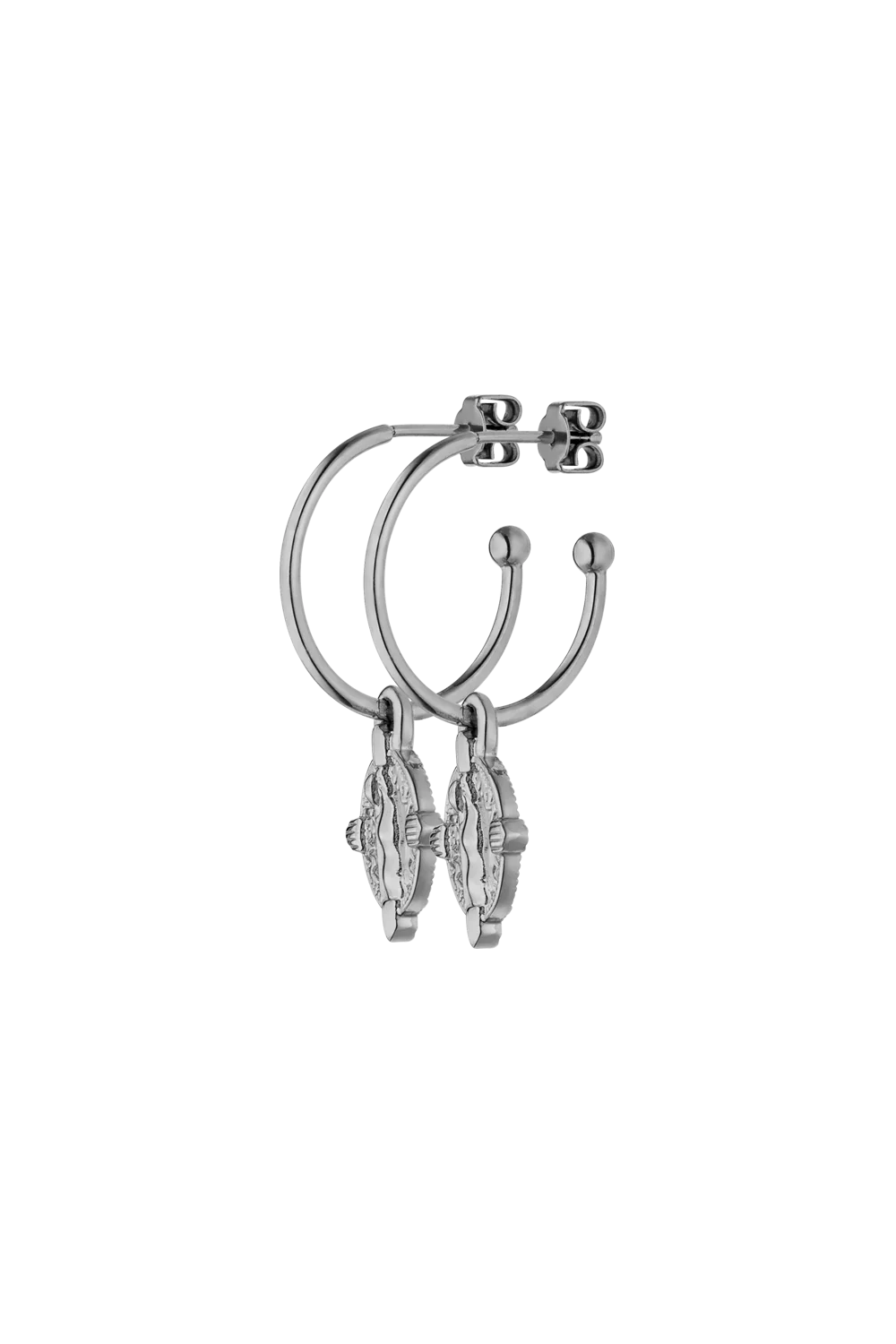 Small Medal Hoops - Image 2