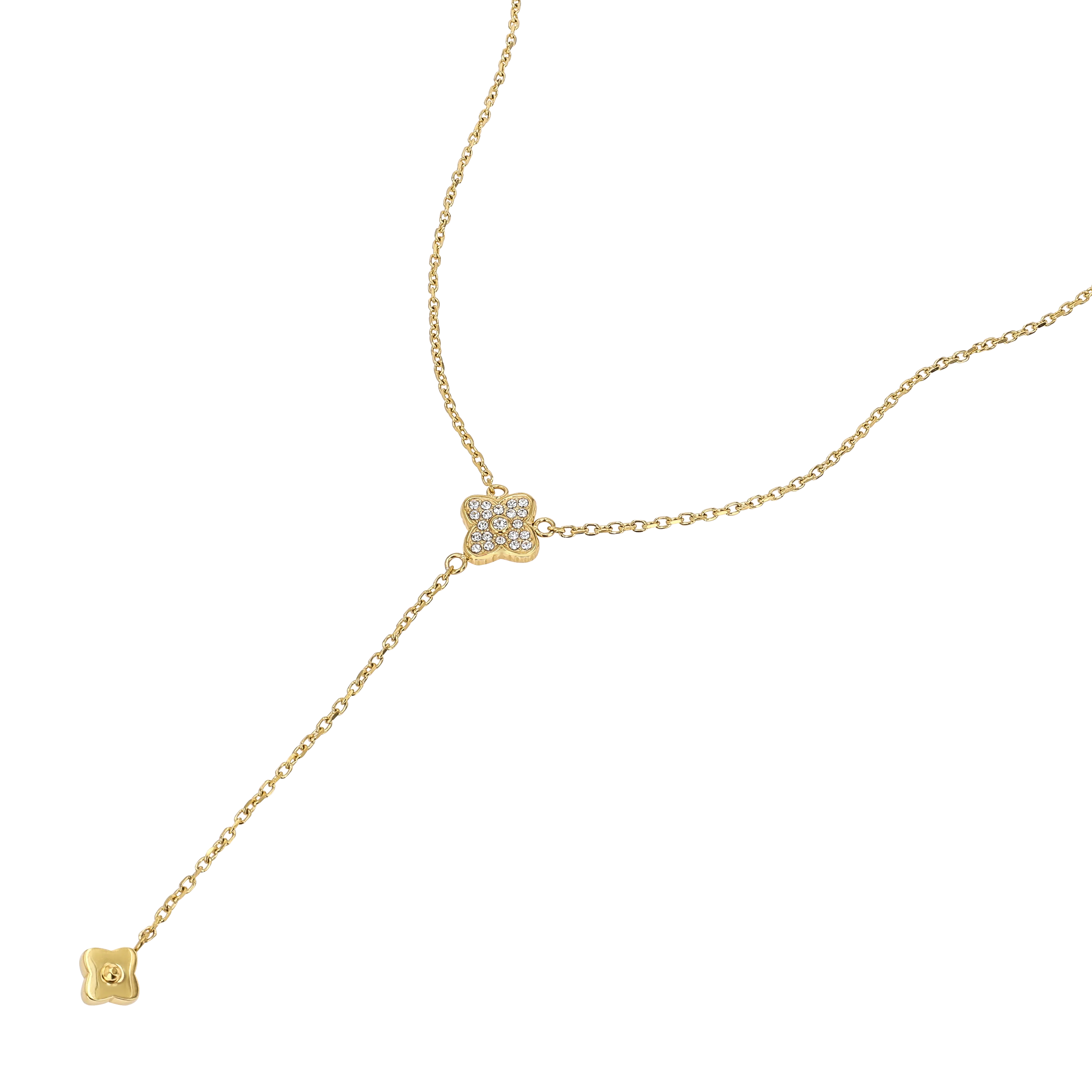 Sparkling Blossom Y-Necklace - Image 3