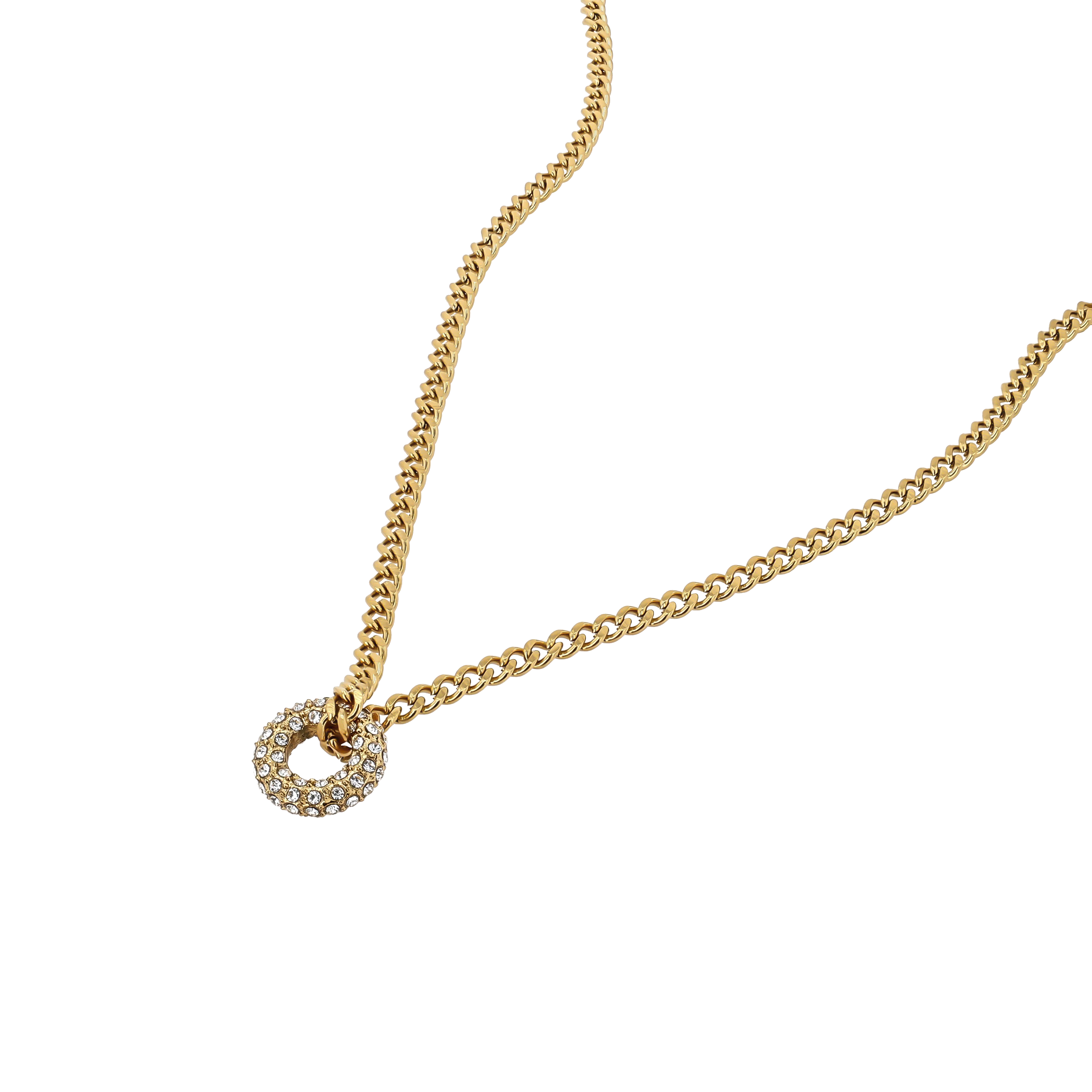 Sparkling Donut Necklace - Image 3