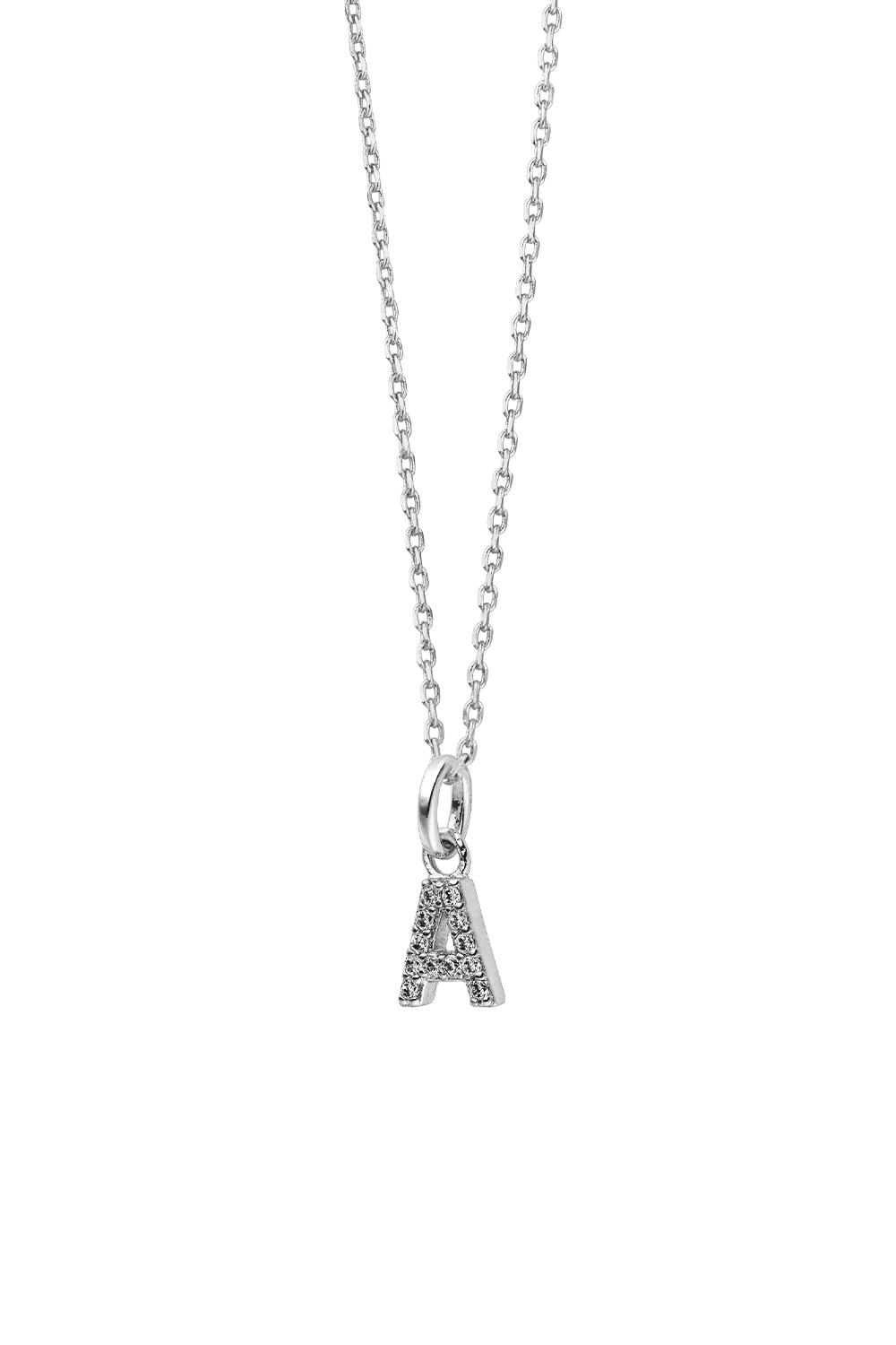 Sparkling Letter Necklace