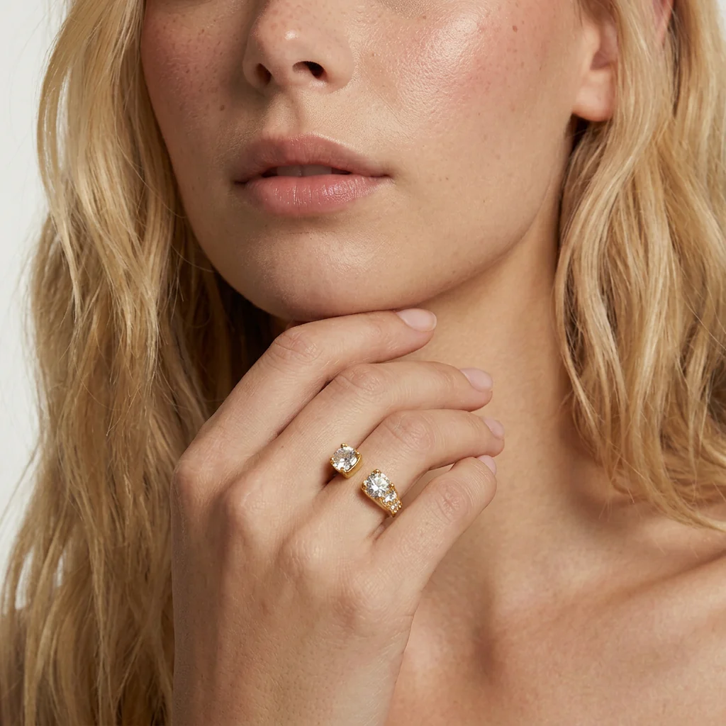 Sparkling Openness Ring - Image 3