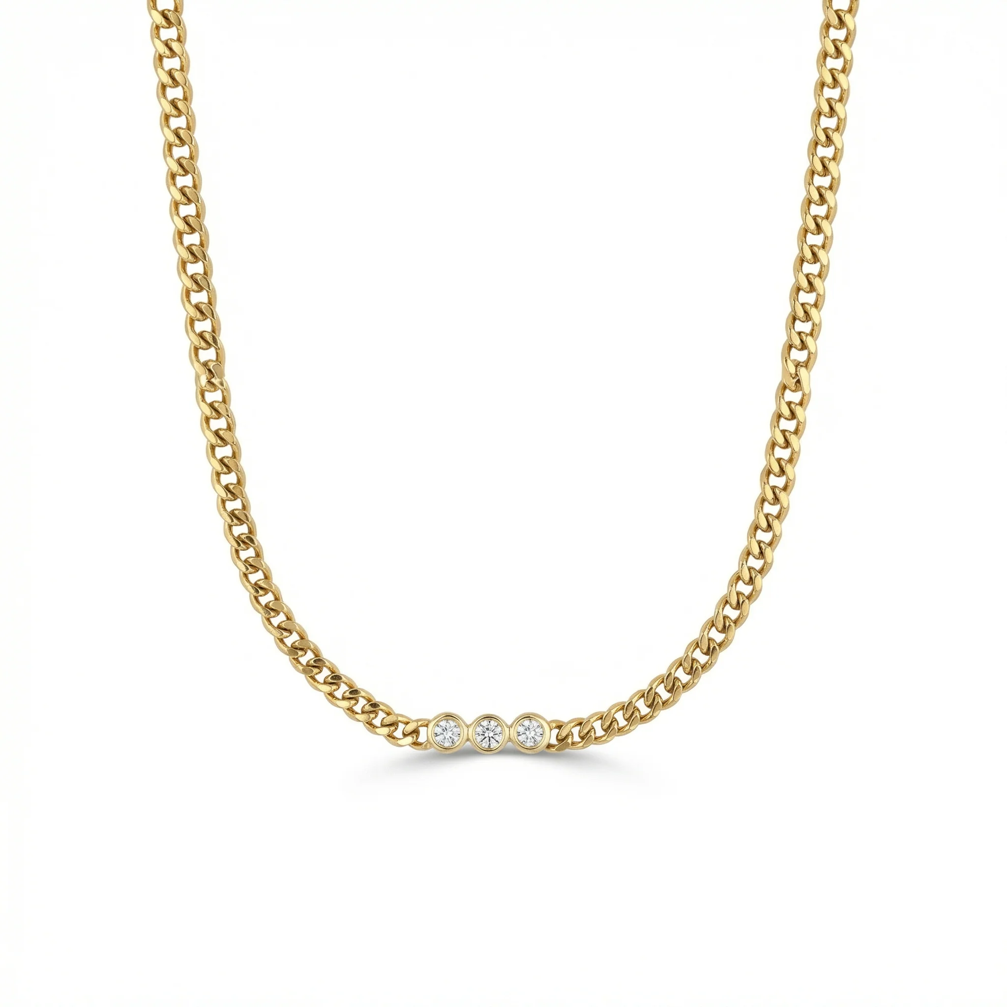 Trio Tennis Necklace - Image 3